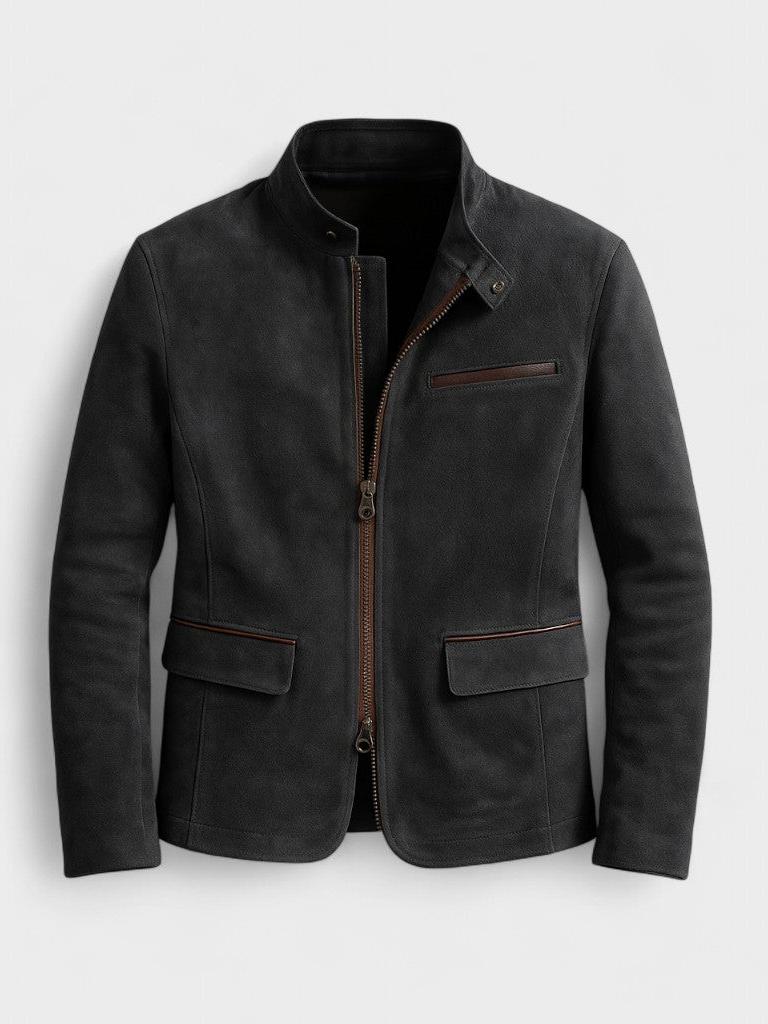 Oliver™ | Casaco Premium de Camurça