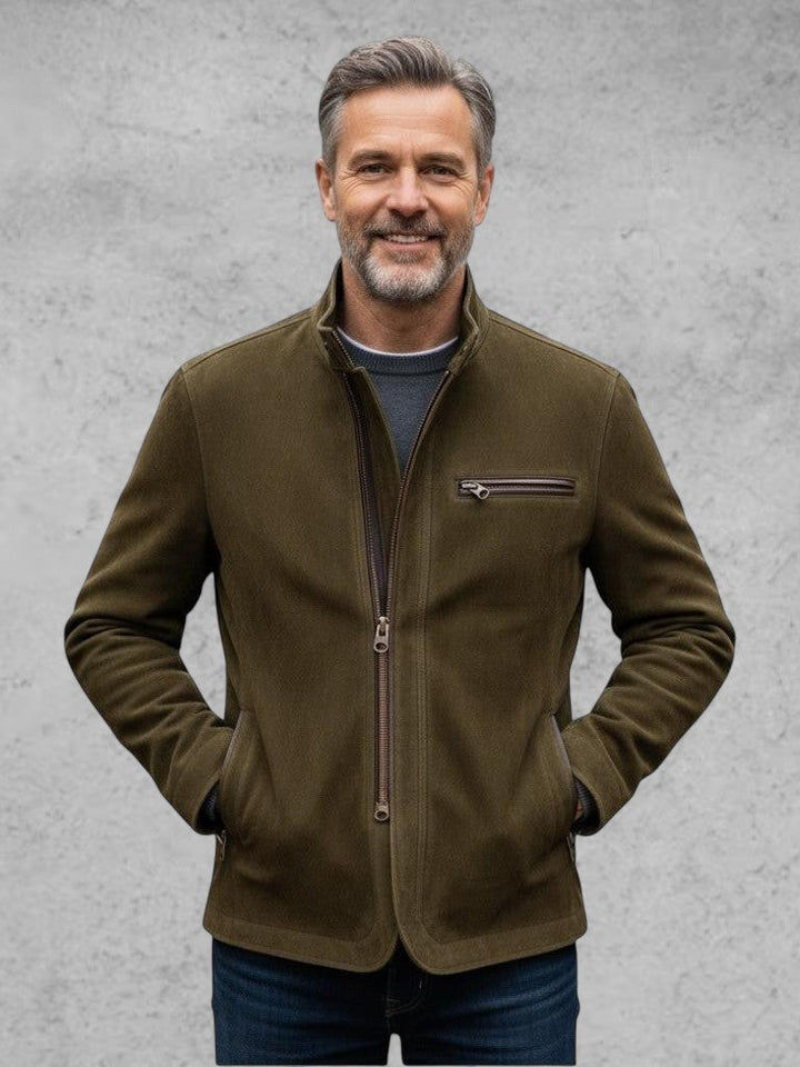 Oliver™ | Casaco Premium de Camurça