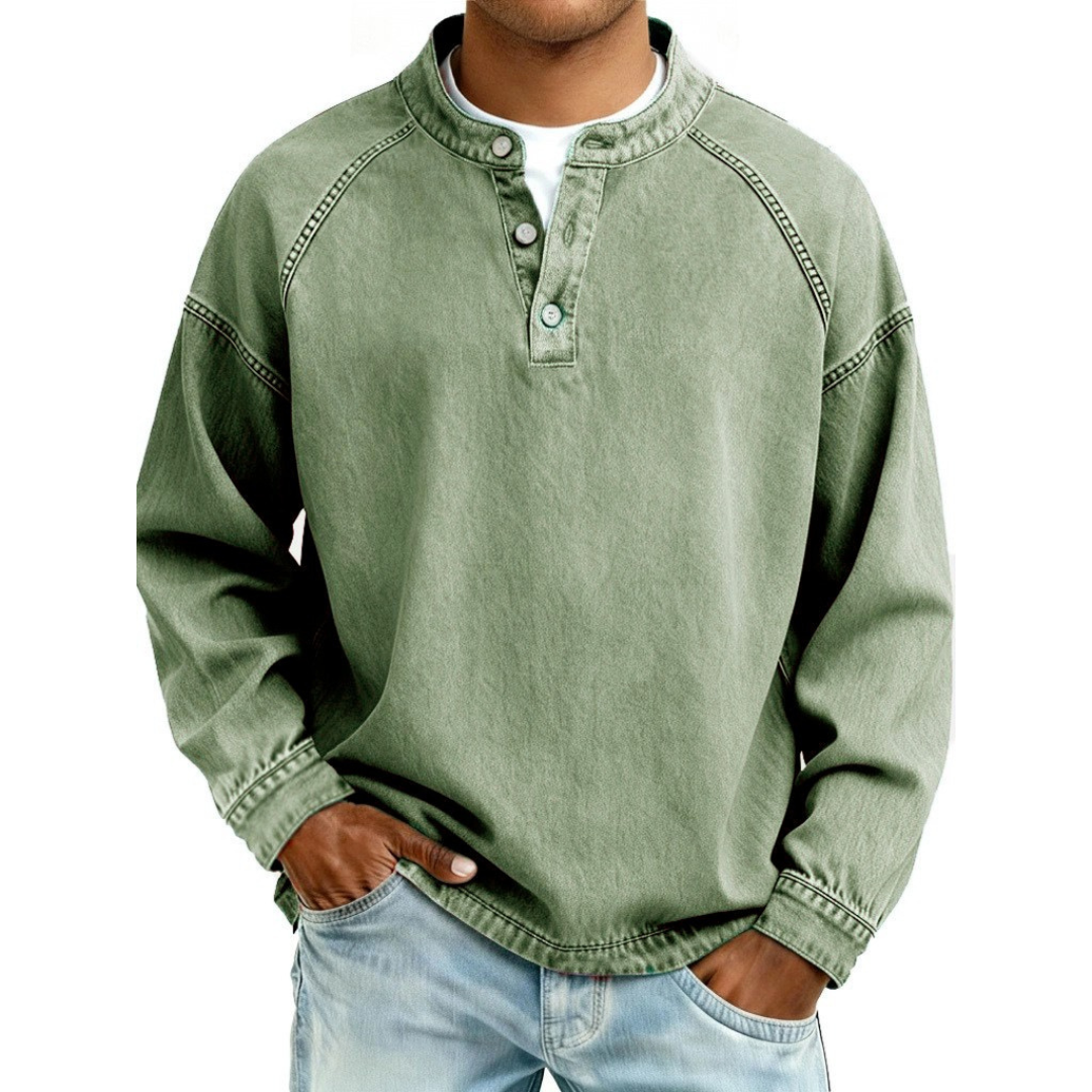 Stanley | T-shirt Henley Vintage