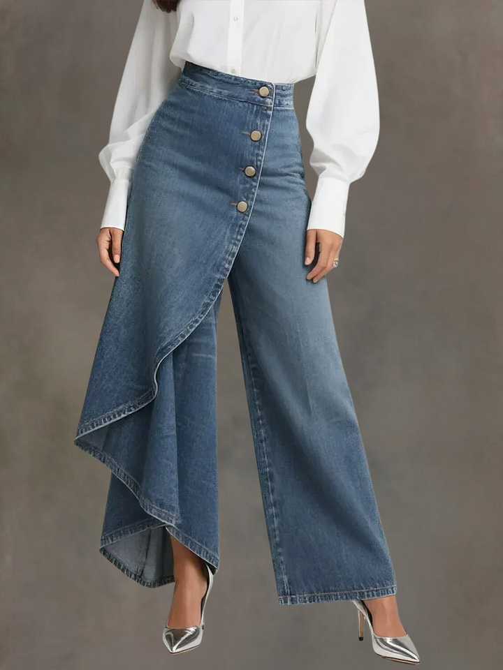 As Elara™ | Jeans de pernas largas