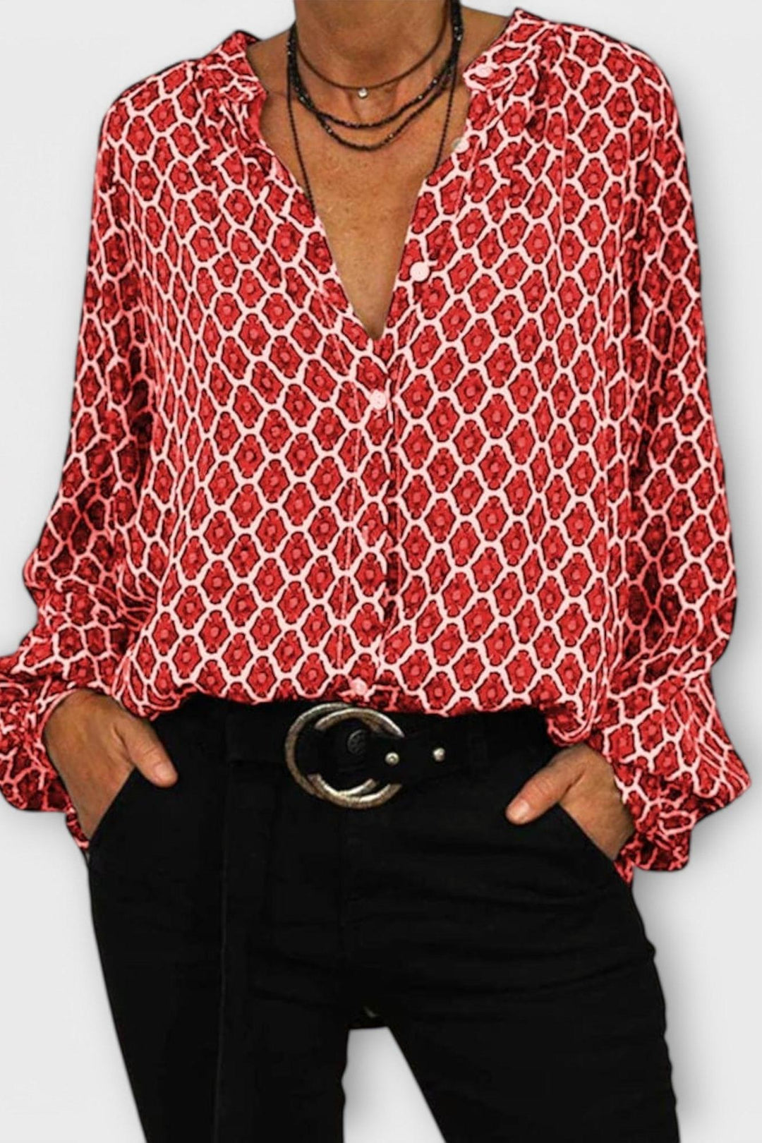 Purnile | Camisa com decote em V