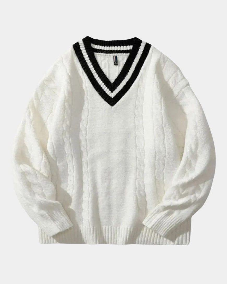 Poul™ | Pullover de decote em V