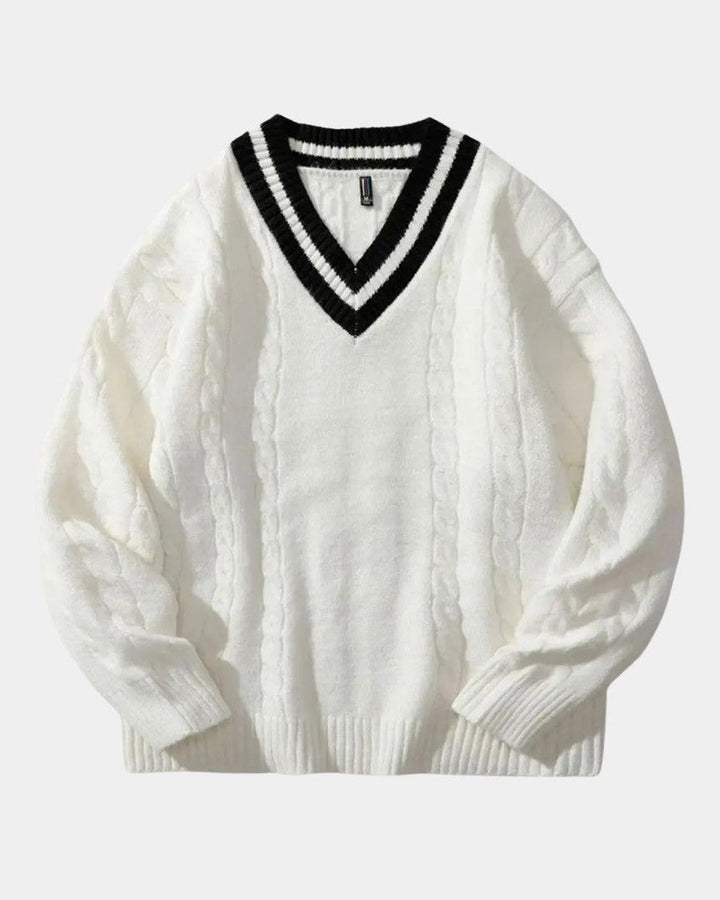 Poul™ | Pullover de decote em V