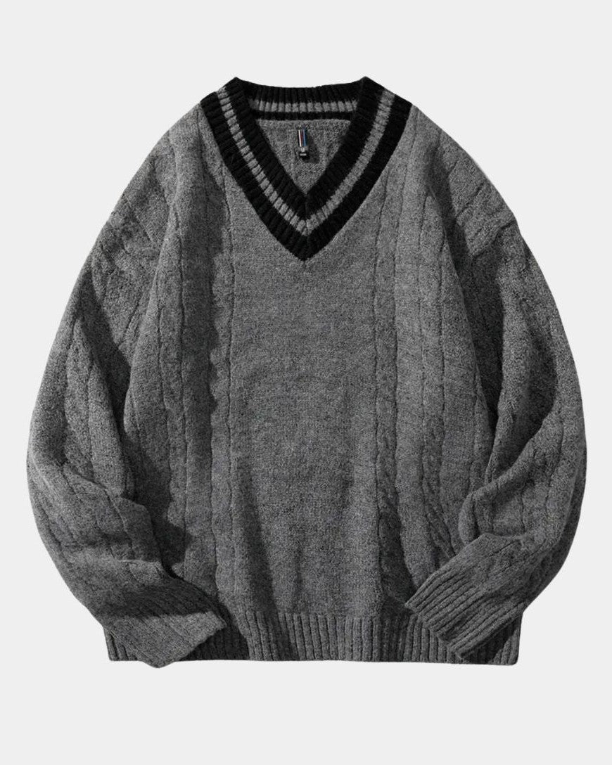 Poul™ | Pullover de decote em V