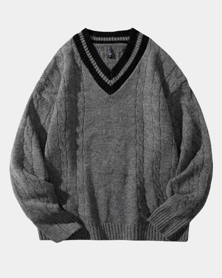 Poul™ | Pullover de decote em V