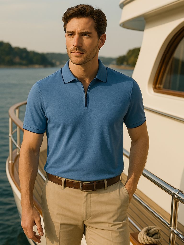 Rasmus™ | Pólo Régis Quarter-Zip