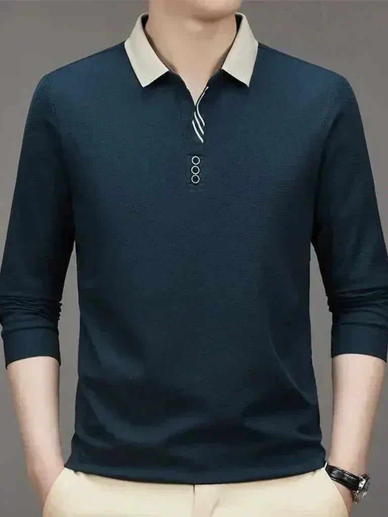 Rene™ | Polo Elegante de Manga Comprida