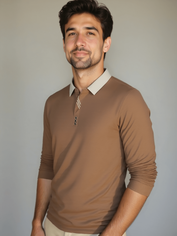 Rene™ | Polo Elegante de Manga Comprida