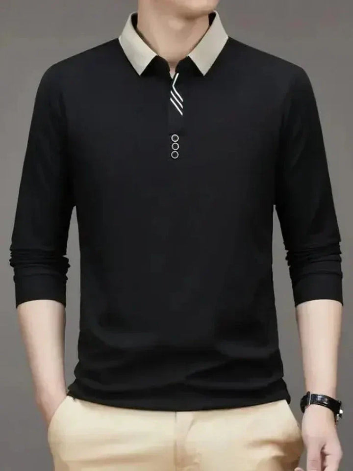 Rene™ | Polo Elegante de Manga Comprida
