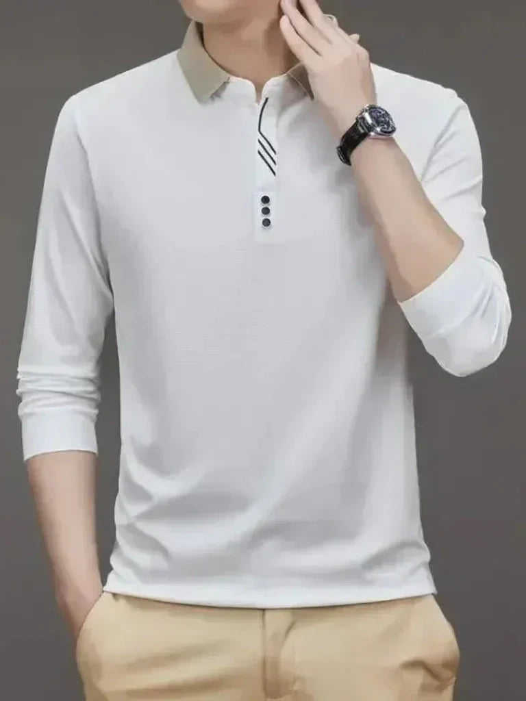 Rene™ | Polo Elegante de Manga Comprida
