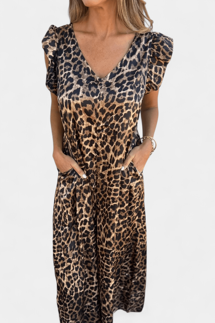 Ronia | Macacão Leopard Print