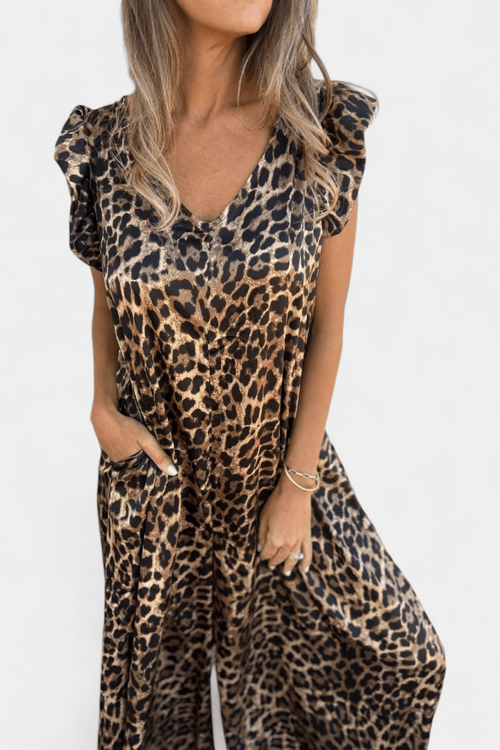 Ronia | Macacão Leopard Print