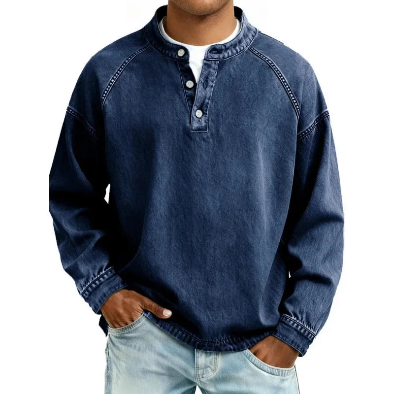 Stanley | T-shirt Henley Vintage