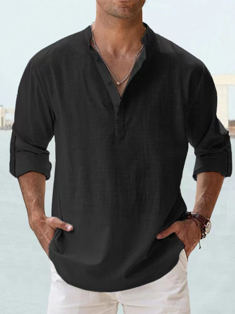 Lenoir™ | Camisa de linho respirável