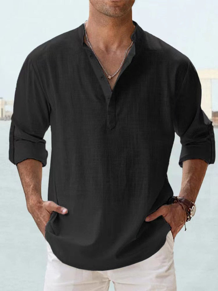 Lenoir™ | Camisa de linho respirável