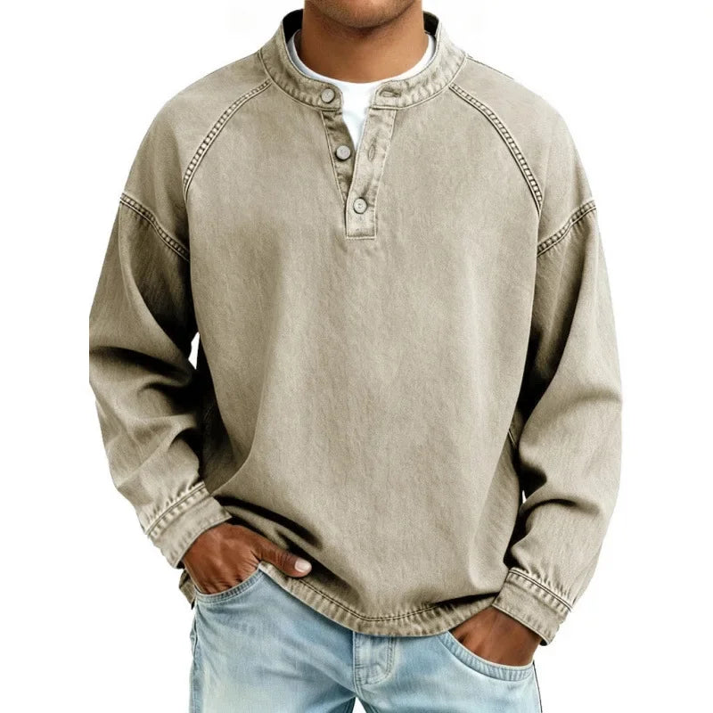 Stanley | T-shirt Henley Vintage