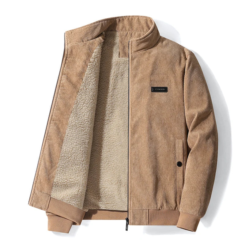 Udo | Jacket with drawstring and fleece lining