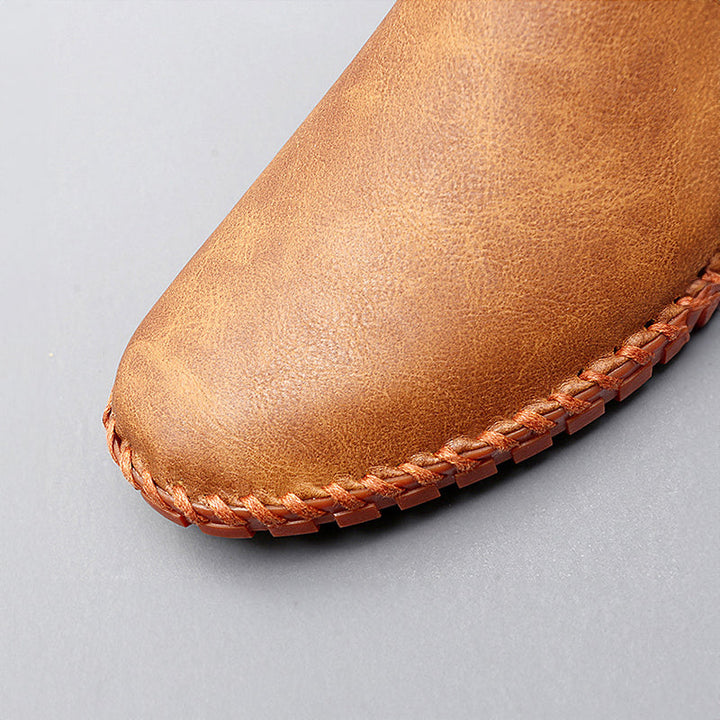 Mocassins de pele Santorini