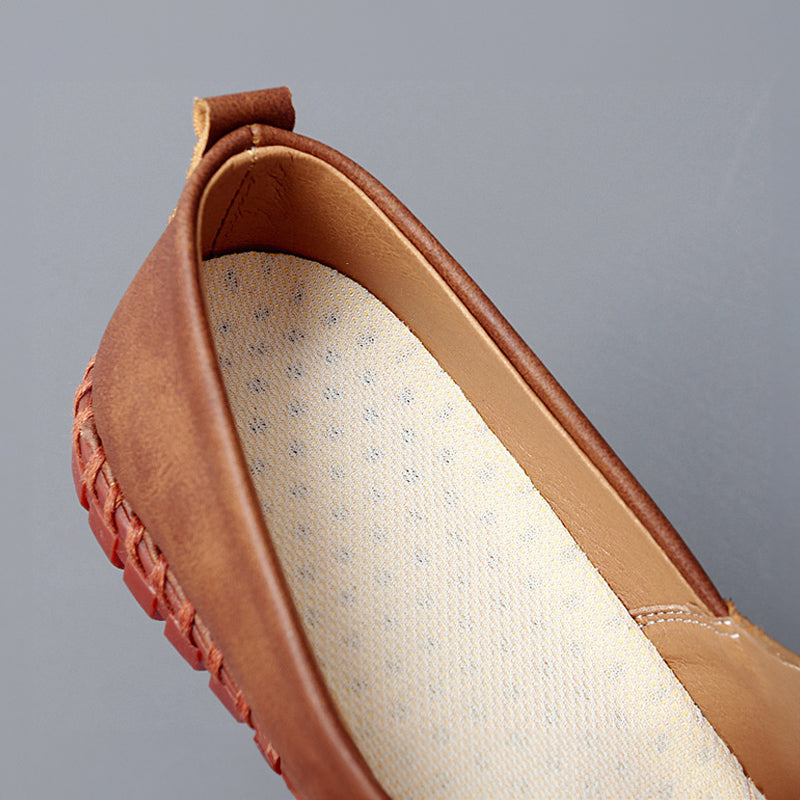 Mocassins de pele Santorini