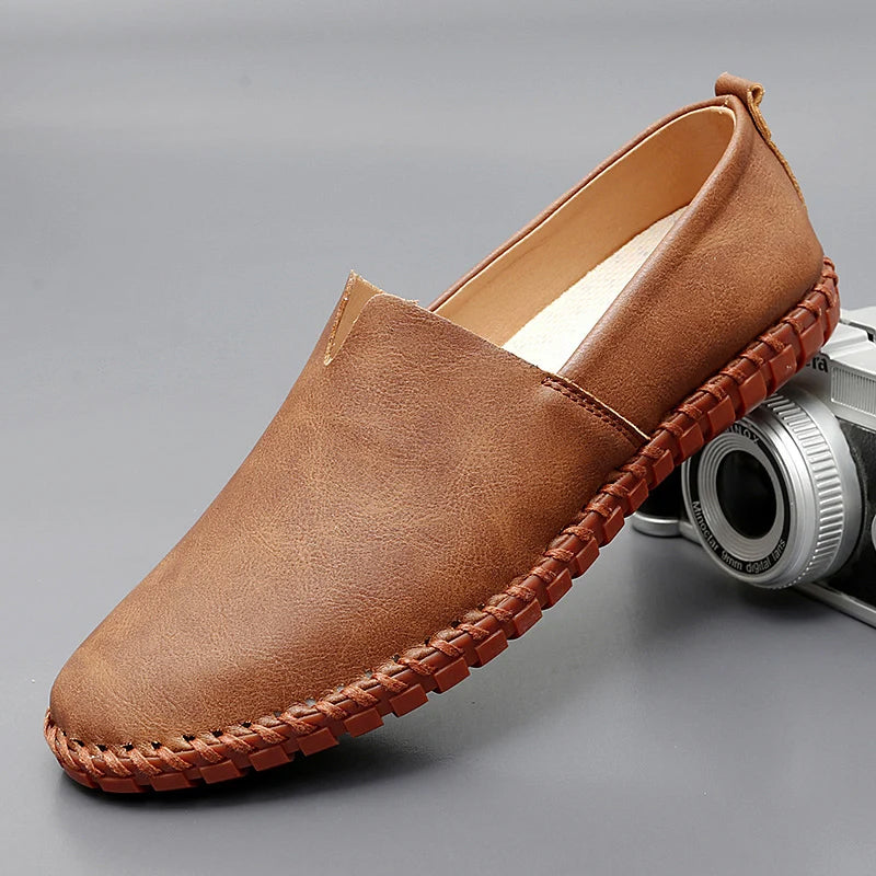 Mocassins de pele Santorini