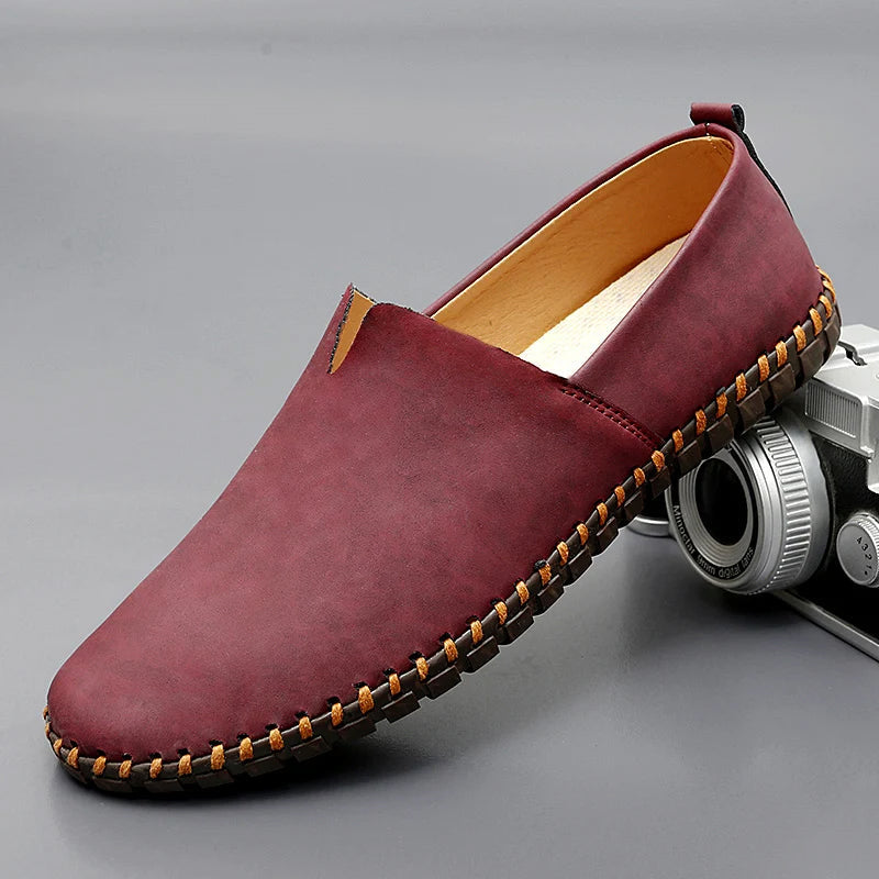 Mocassins de pele Santorini