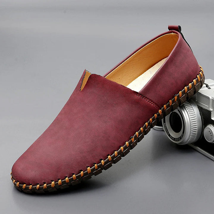 Mocassins de pele Santorini