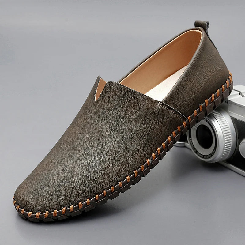 Mocassins de pele Santorini