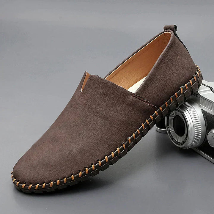 Mocassins de pele Santorini