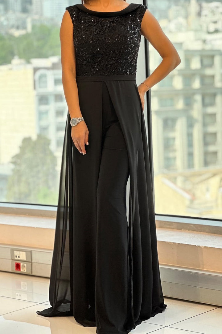 LOUNA - Macacão Elegante Sem Mangas