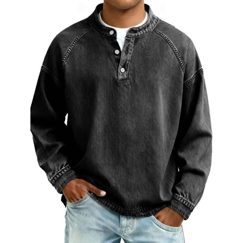 Stanley | T-shirt Henley Vintage