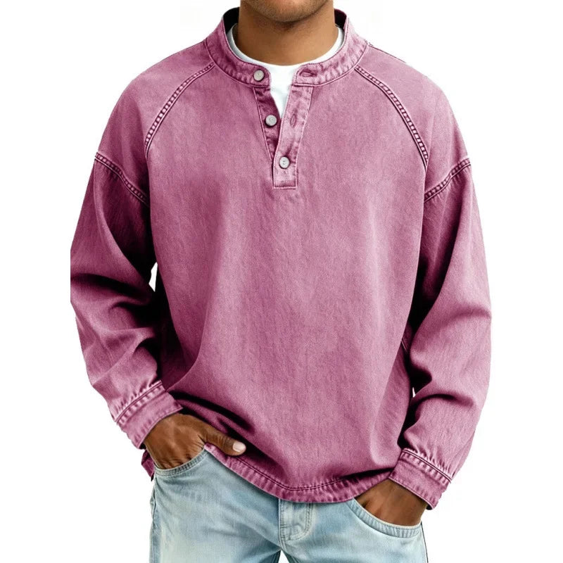 Stanley | T-shirt Henley Vintage