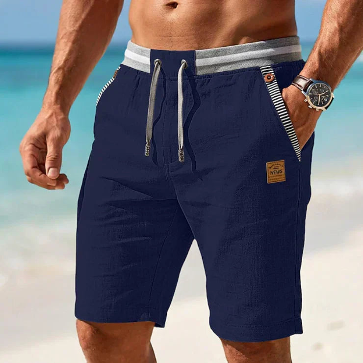 Gaston | Calções de linho de verão com estilo descontraído