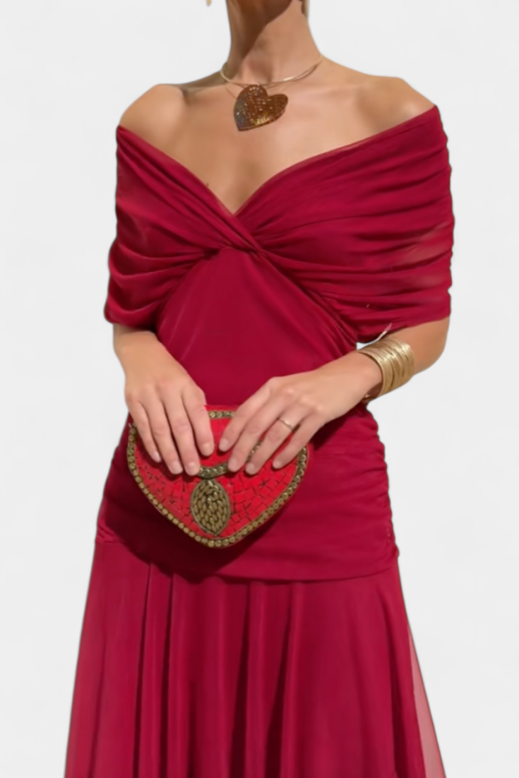 Alondra | Colourful V-neck long dress