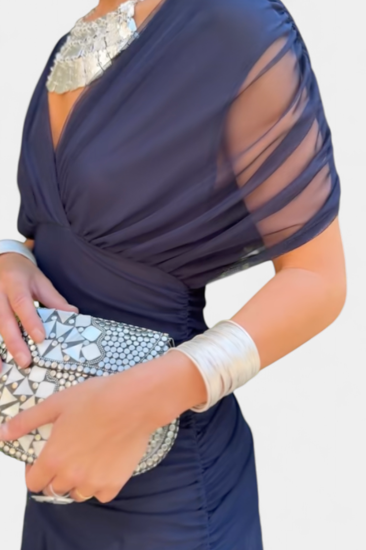 Alondra | Colourful V-neck long dress