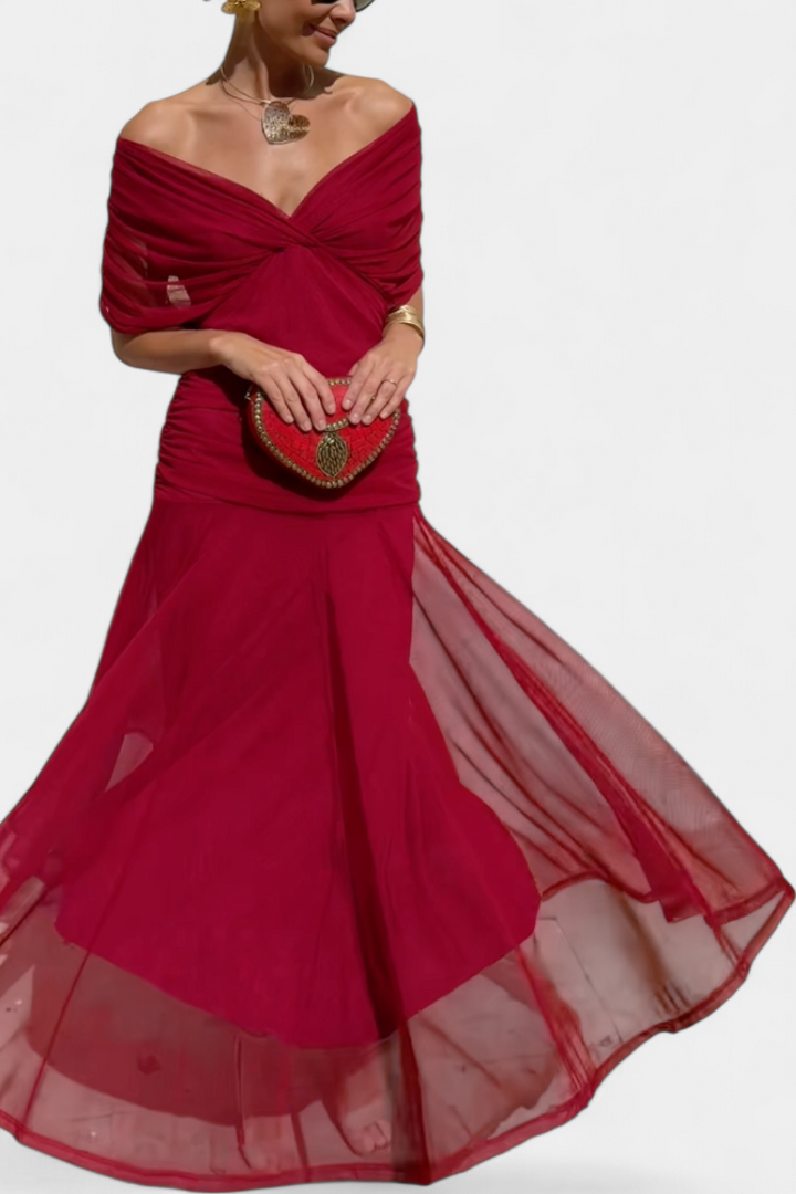 Alondra | Colourful V-neck long dress