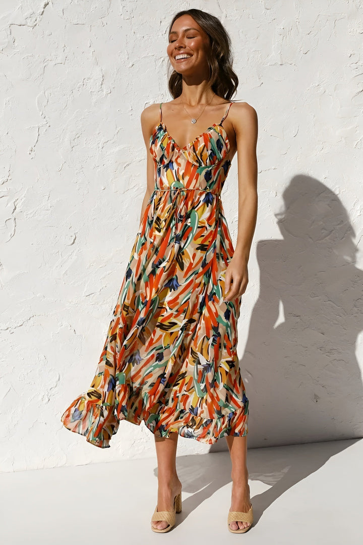 Evelina | Vestido elegante e colorido