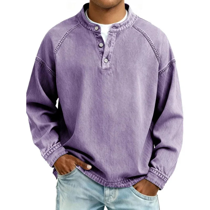 Stanley | T-shirt Henley Vintage