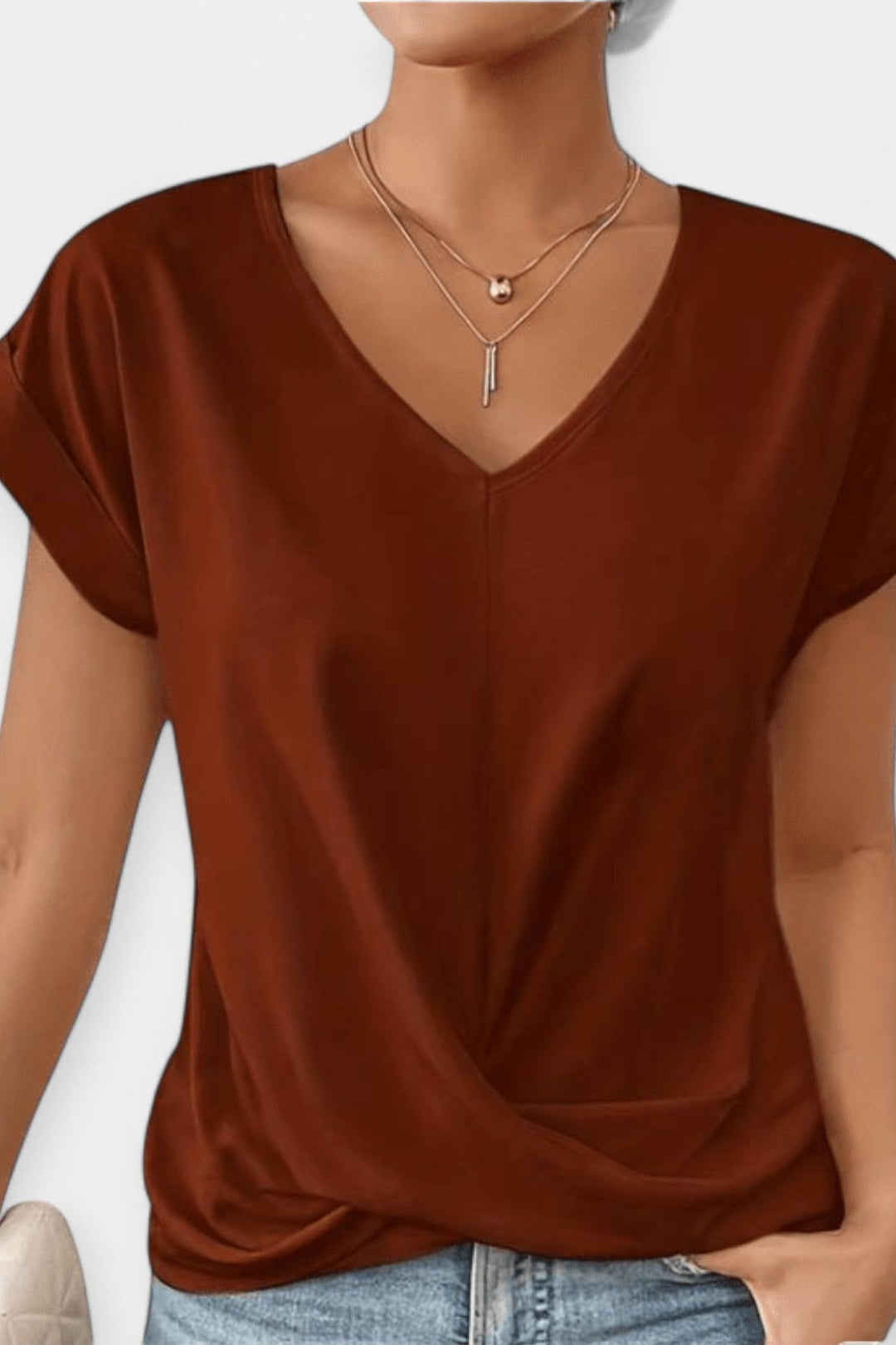 Stine | Blusa com decote em V