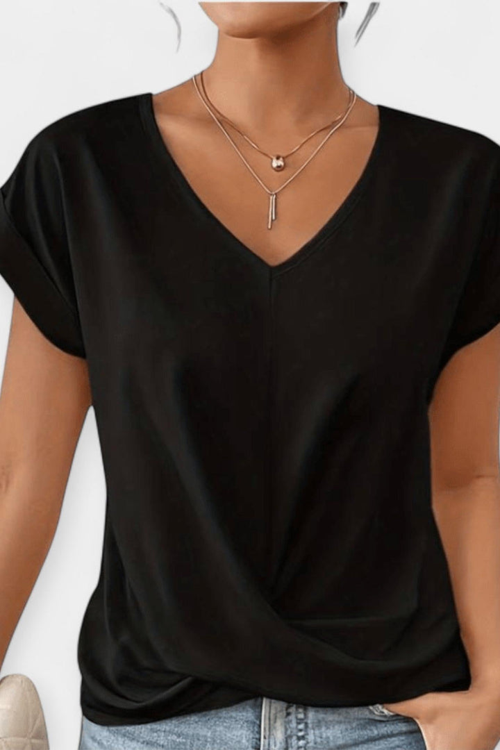 Stine | Blusa com decote em V