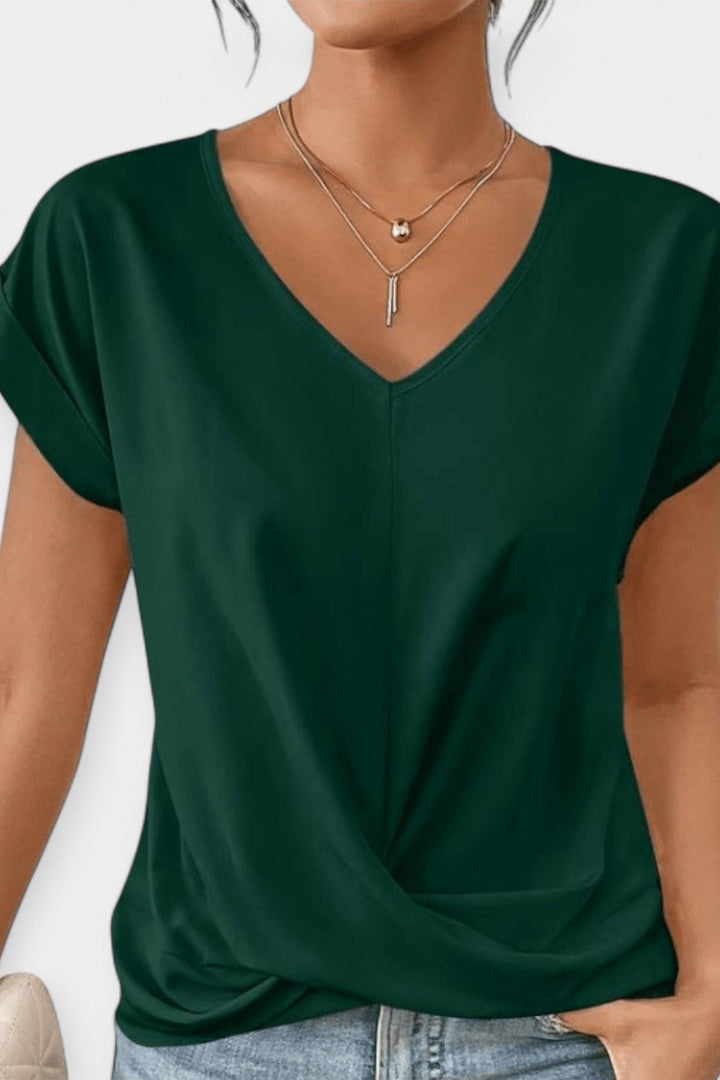 Stine | Blusa com decote em V