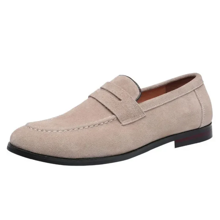 Mocassins de camurça para o verão
