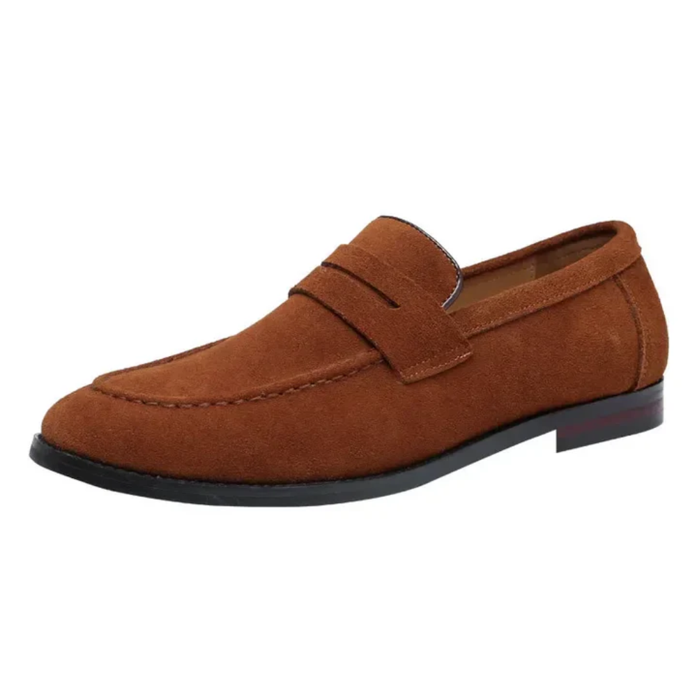 Mocassins de camurça para o verão