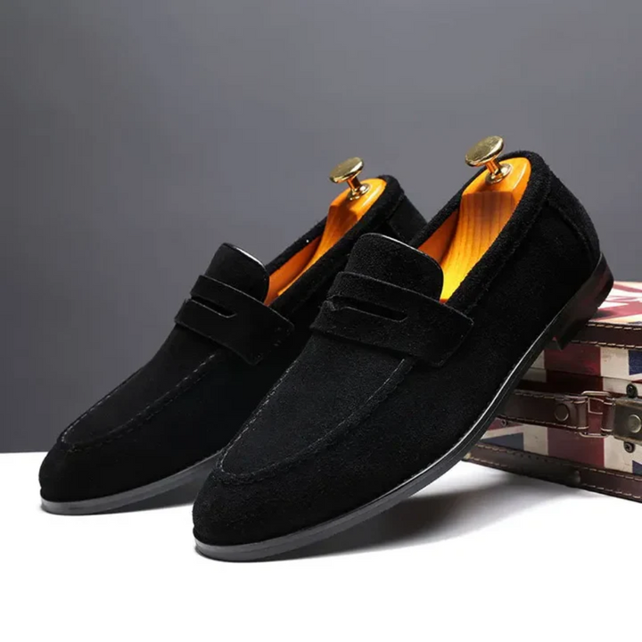 Mocassins de camurça para o verão