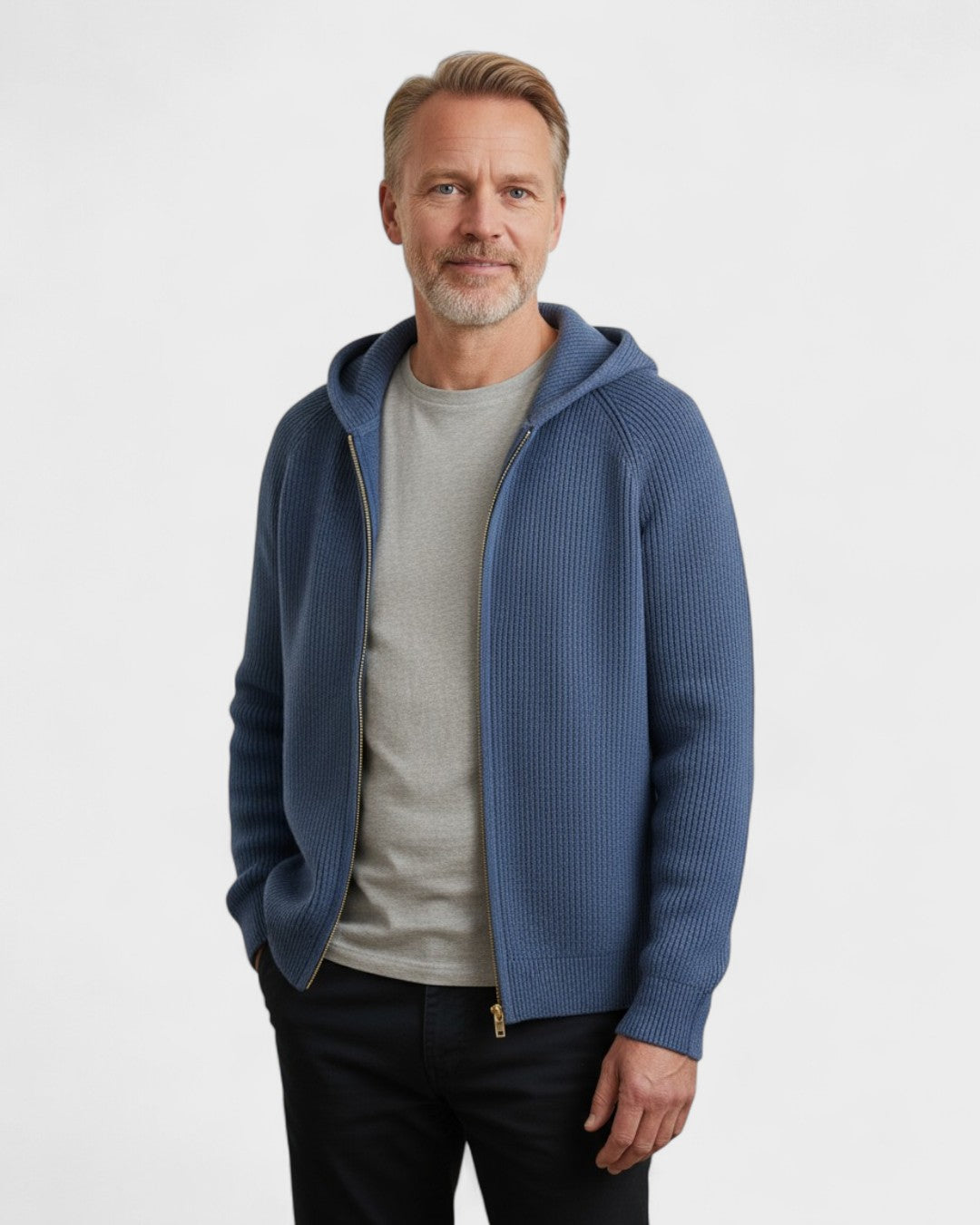 Tobias™ | Cardigan de lã merino