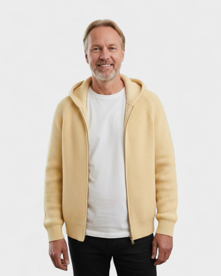 Tobias™ | Cardigan de lã merino