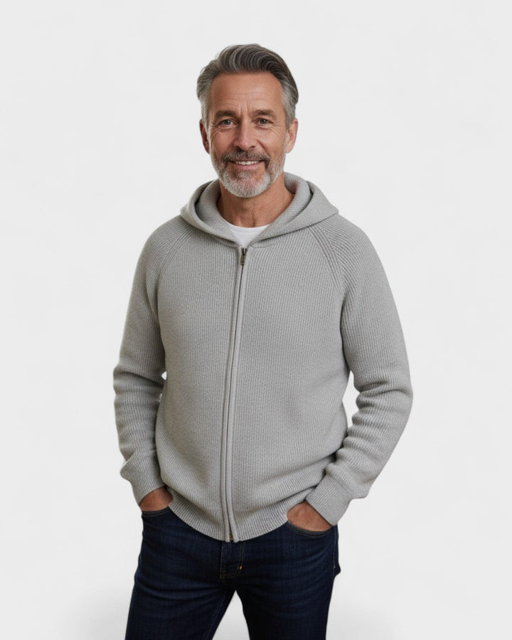 Tobias™ | Cardigan de lã merino