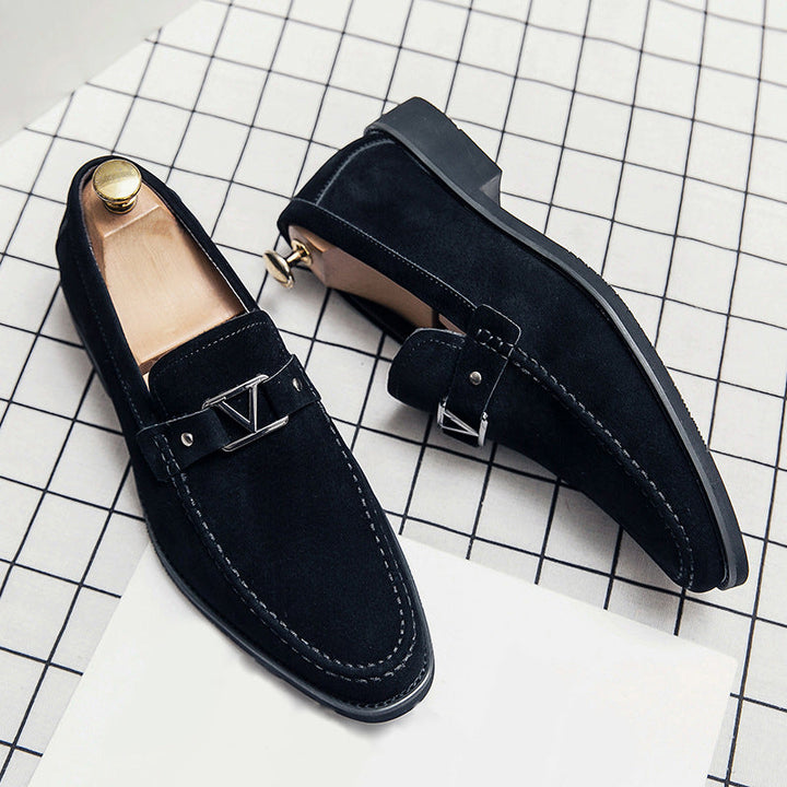 Mocassins vermelhos de camurça Verona