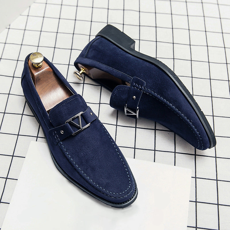 Mocassins vermelhos de camurça Verona