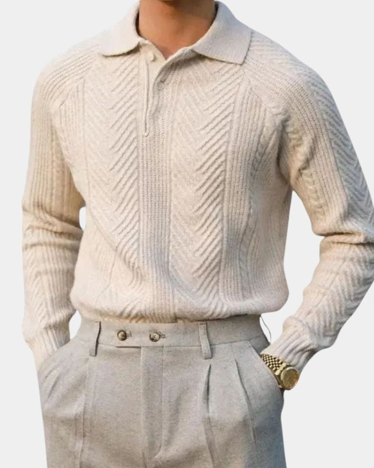 Viggo™ | Camisola de algodão com decote em V