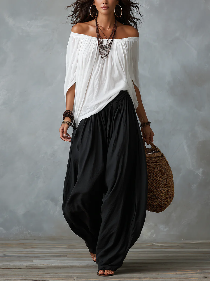 Tiziana | Conjunto Boho com Calças Balão